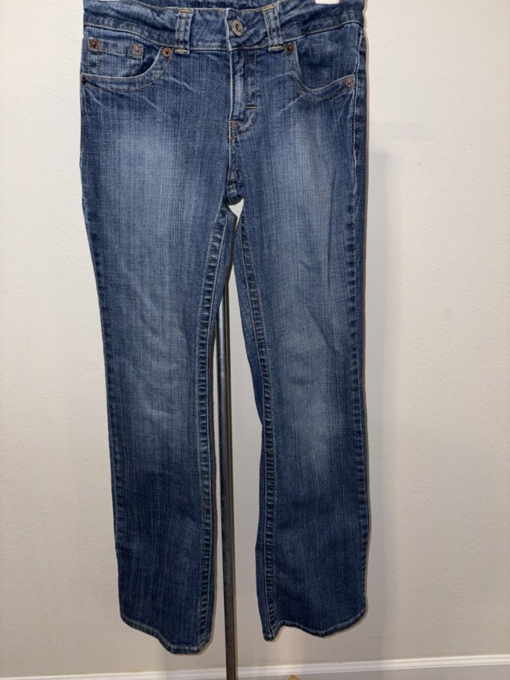 Us Polo Association Jeans Womens Size 7/8 28X32 Boot Cut 100 % Egyptian Cotton